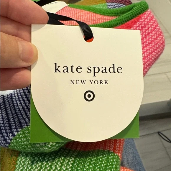 Kate Spade Target Hot Pink Plaid Knit Statement Shift Dress Size L NWT - Picture 6 of 9